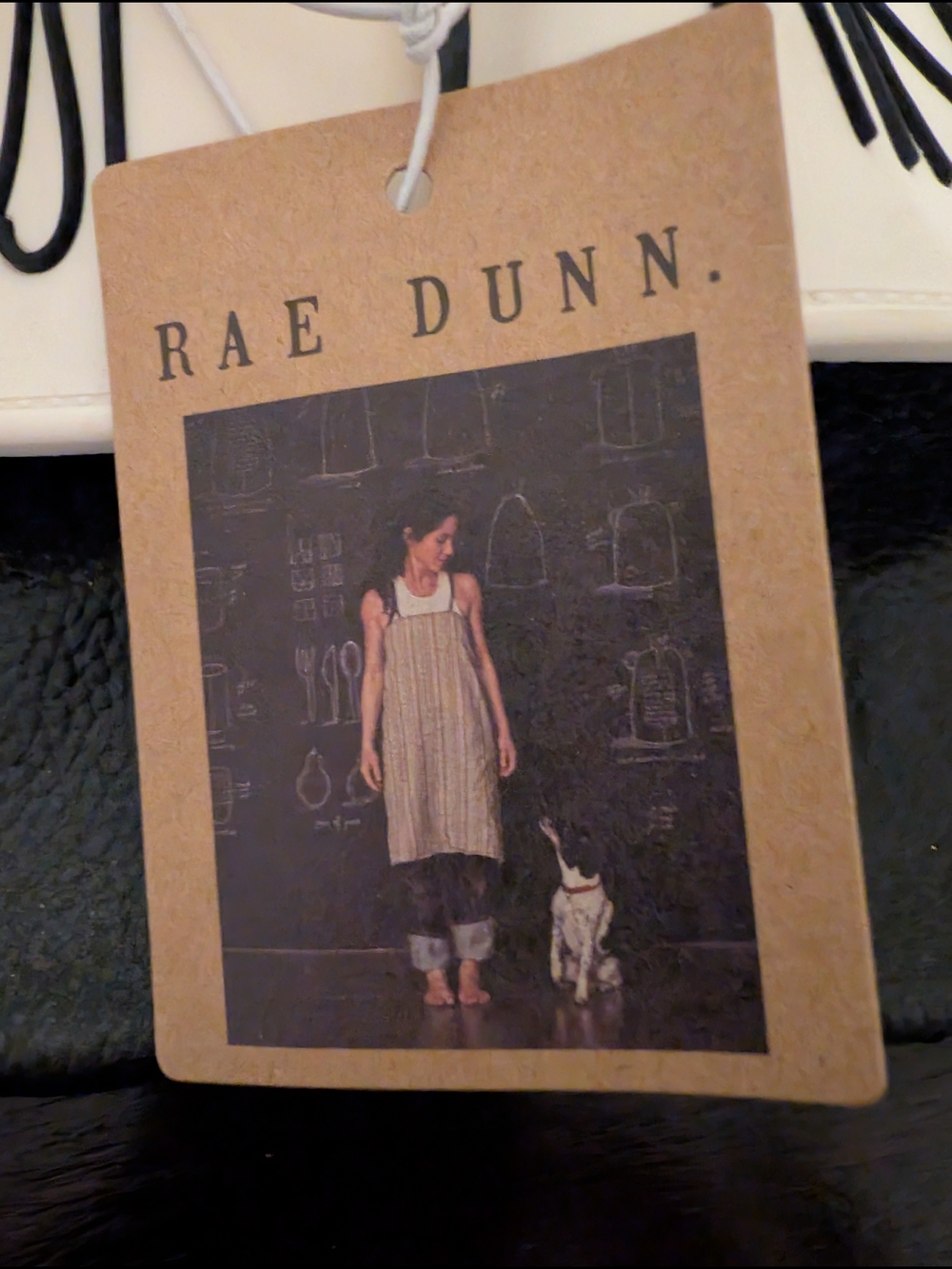 Rae Dunn 'Choose Kind' Black Slide Sandals - Picture 3 of 4